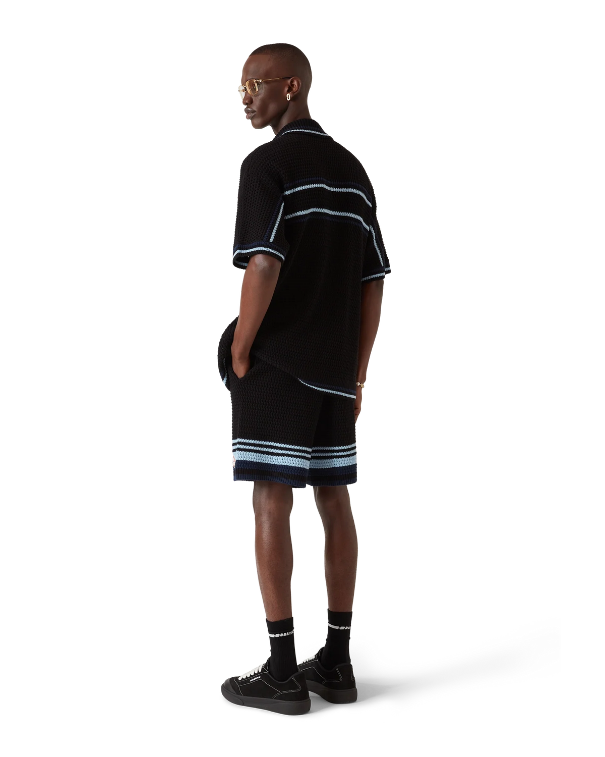 Tennis Cotton Crochet Shorts