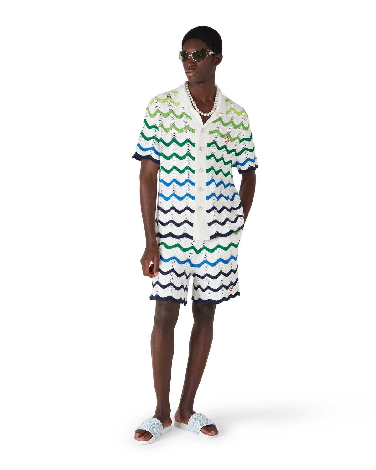 Wave Knitted Shorts