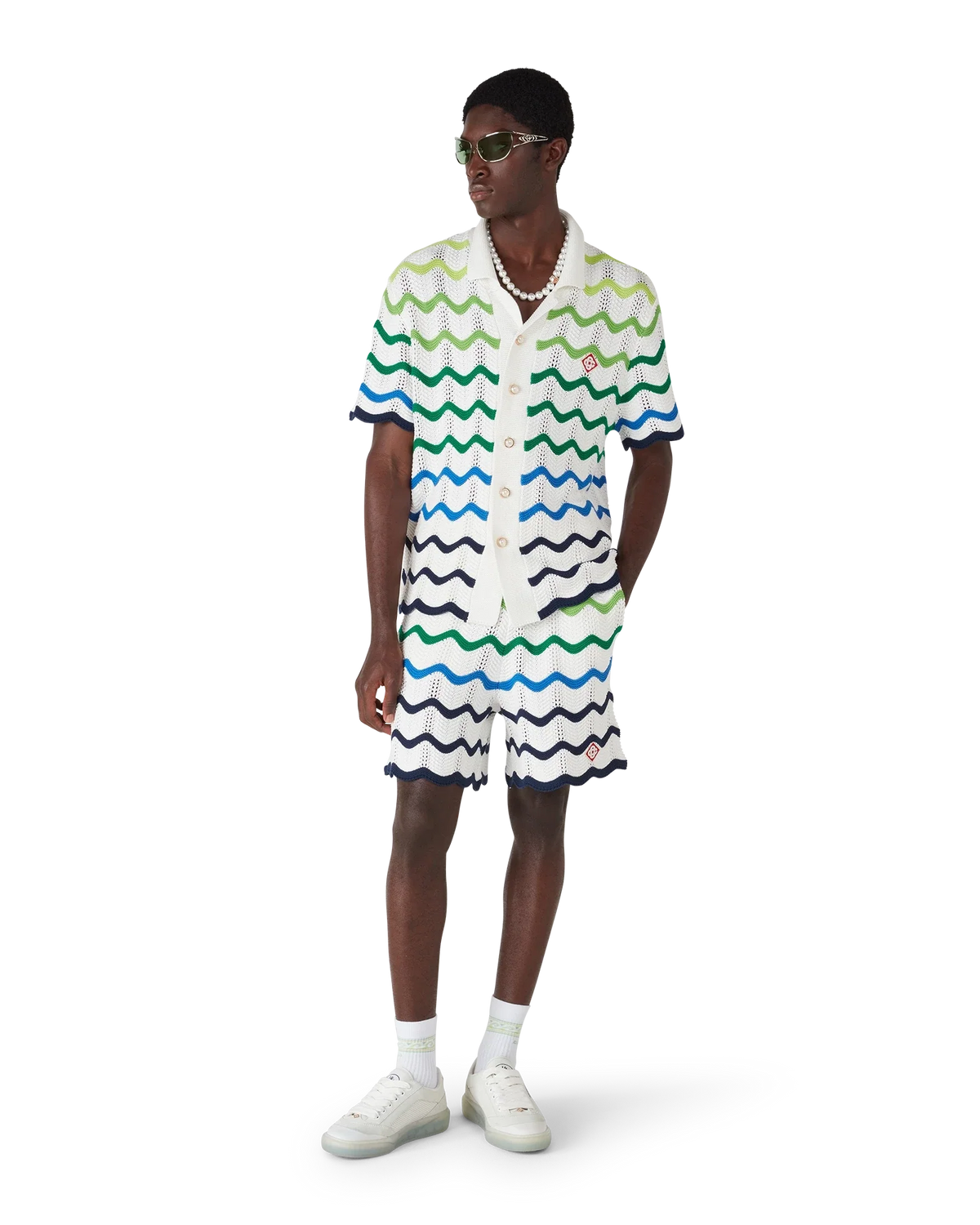 Wave Knitted Shorts