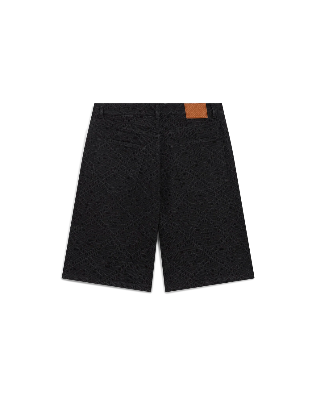 Laser Monogram Denim Shorts