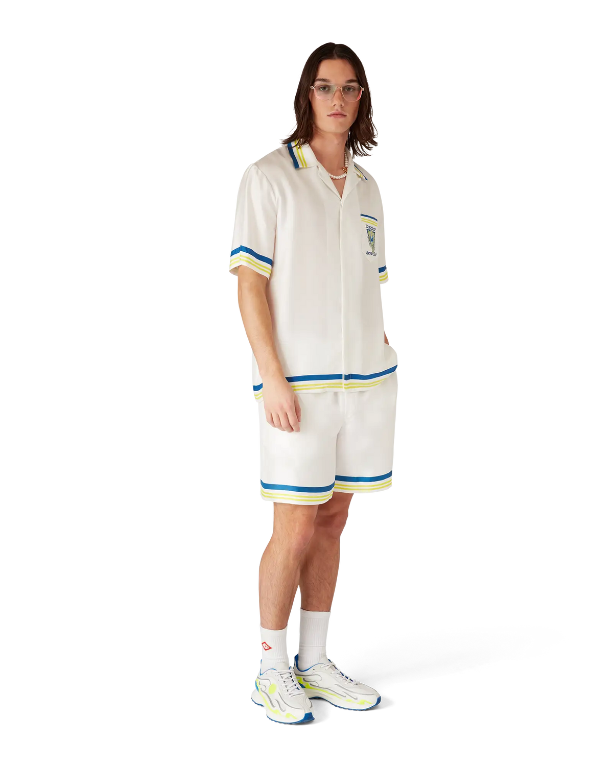 Flaming Tennis Club Icon Silk Shorts