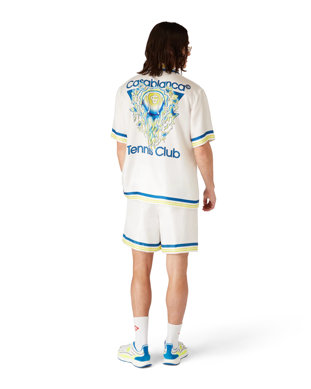Flaming Tennis Club Icon Silk Shorts