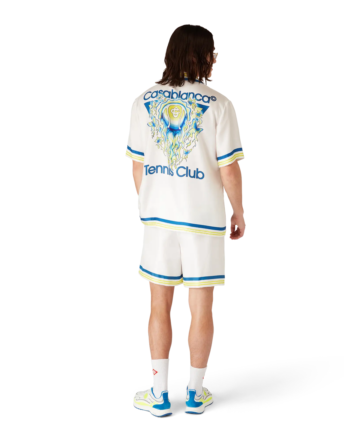 Flaming Tennis Club Icon Silk Shorts
