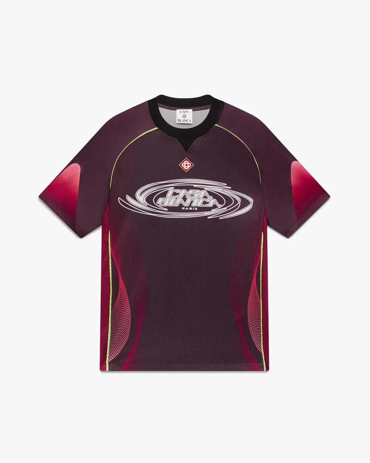 Gradient Monogram Jacquard Short Sleeve Football Shirt
