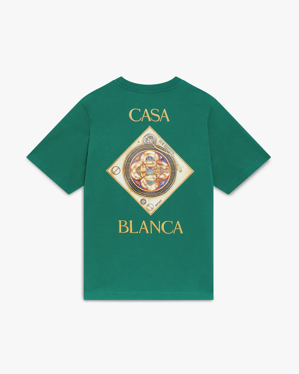 White Plafond Orne De Musique Short Sleeve T-Shirt