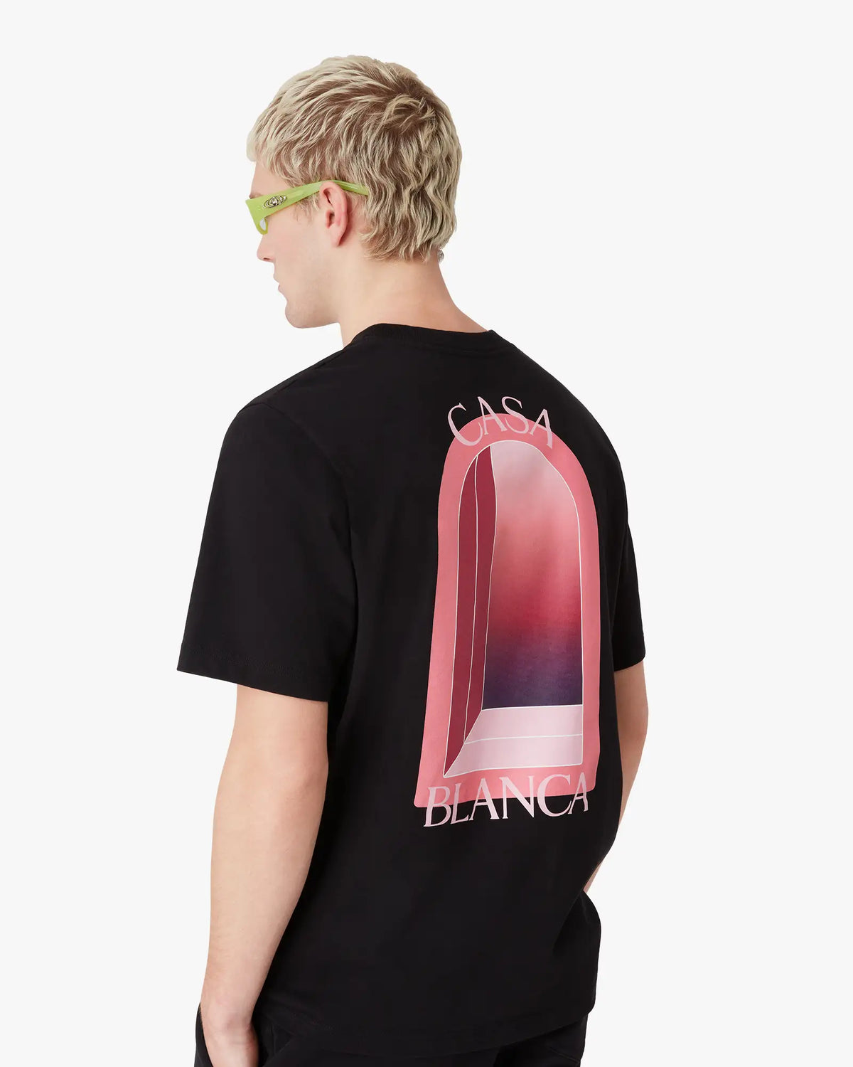 Black & Pink Arches Short Sleeve T-Shirt