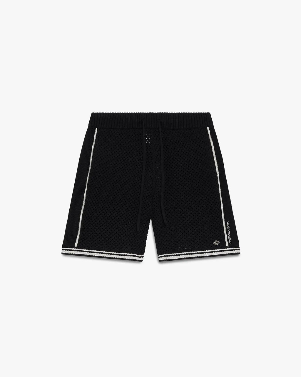 Black Mesh Shorts
