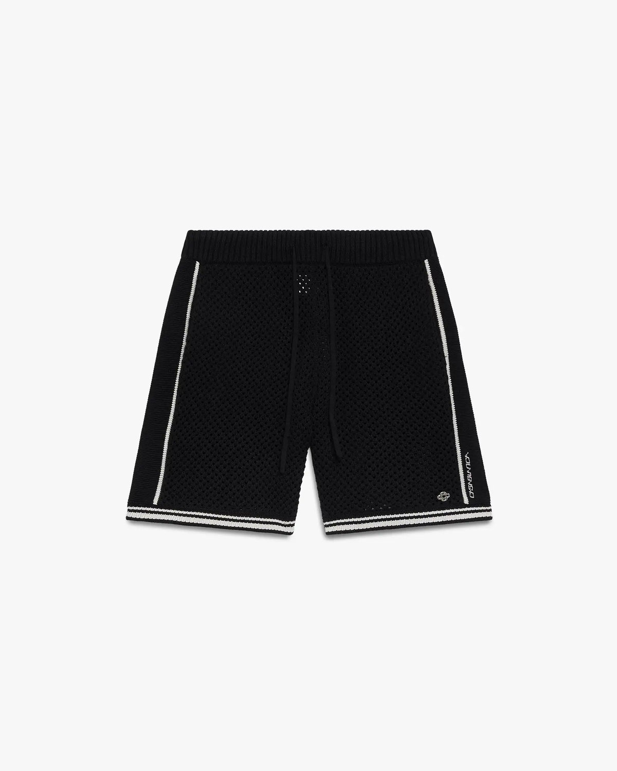 Black Mesh Shorts