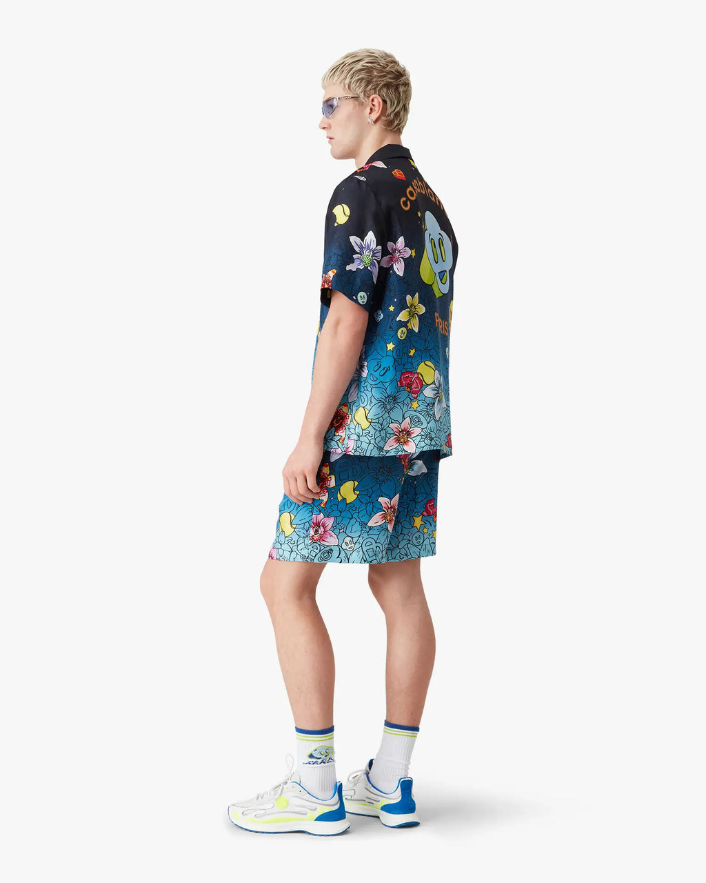 Collage D'Icones Graphiques Silk Shorts