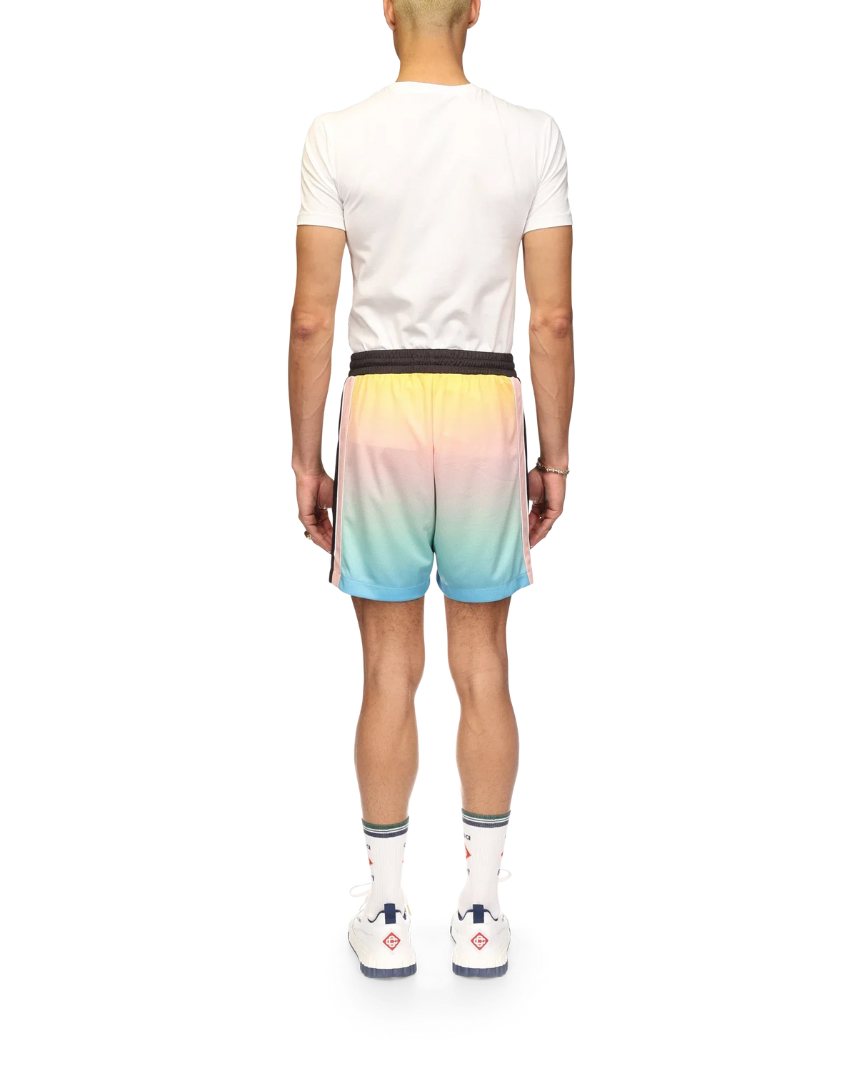 Pastel Gradient Football Shorts
