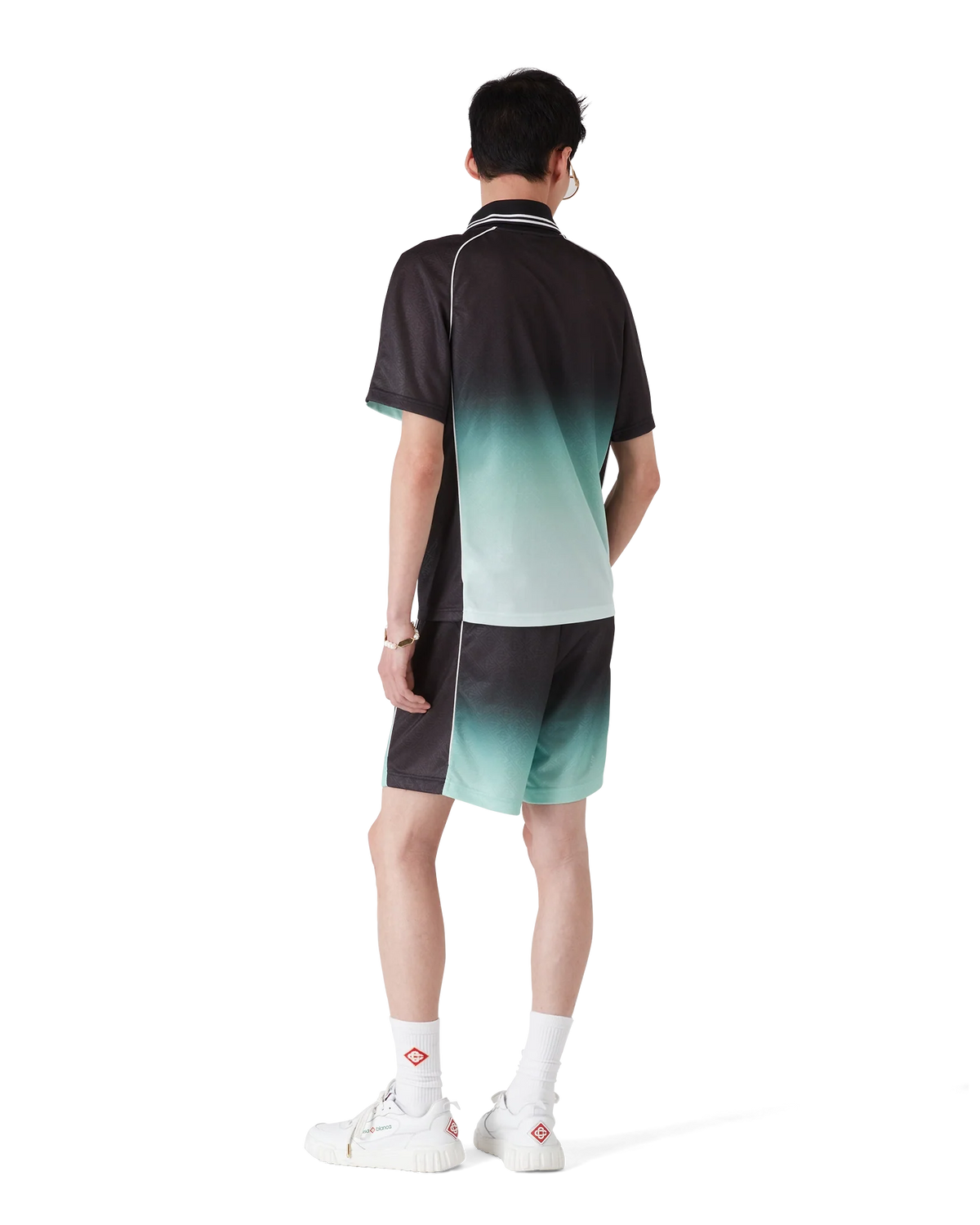 Gradient Monogram Jacquard Football Shorts