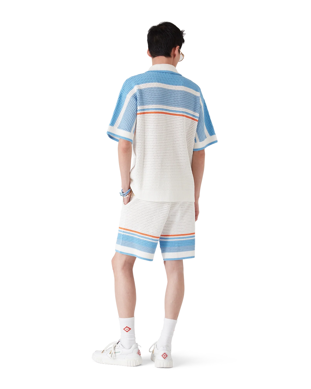 Cotton Tennis Crochet Shorts