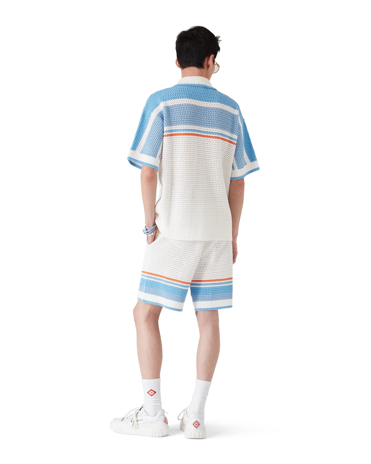 Cotton Tennis Crochet Shorts