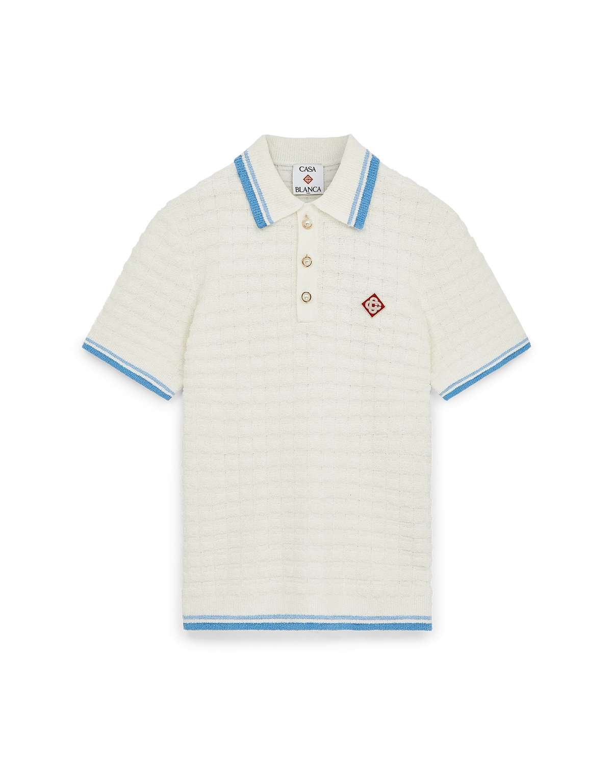 Cotton Boucle Polo Shirt