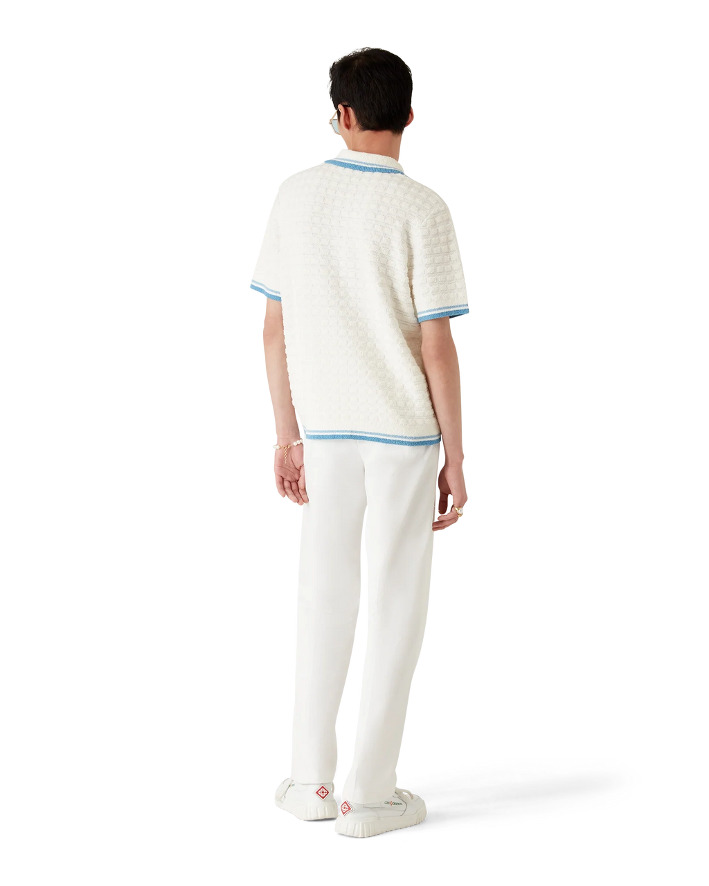 Cotton Boucle Polo Shirt