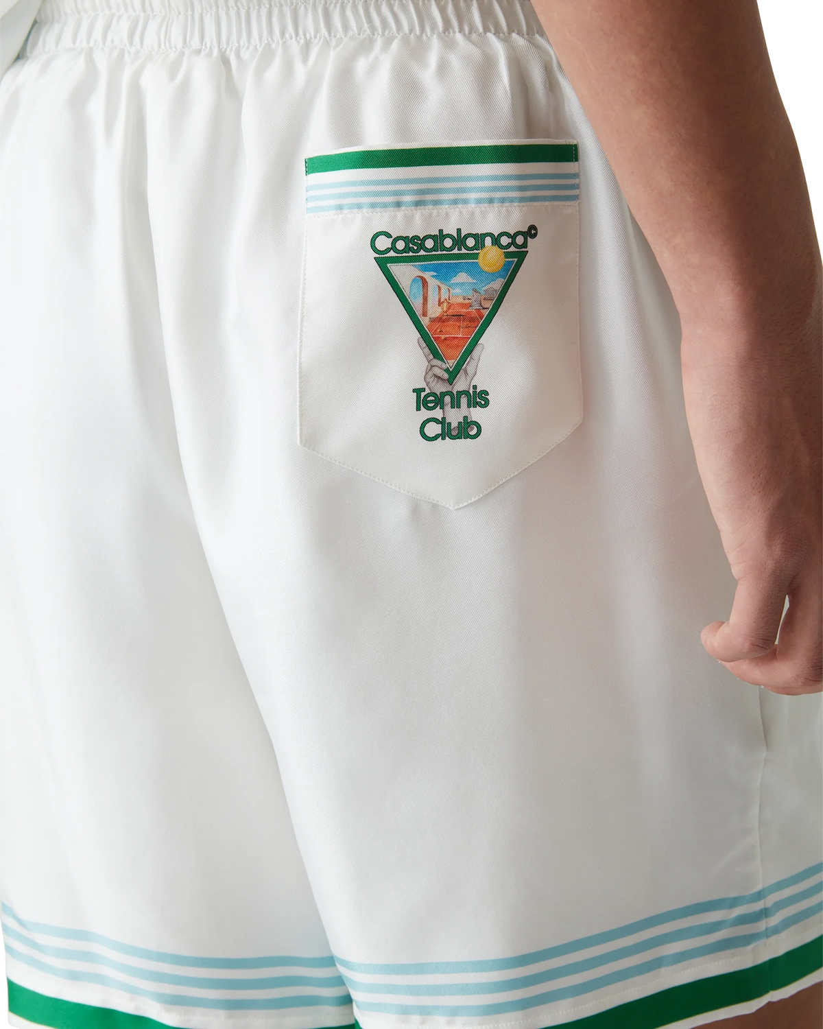 Metaphysical Tennis Icon Silk Shorts
