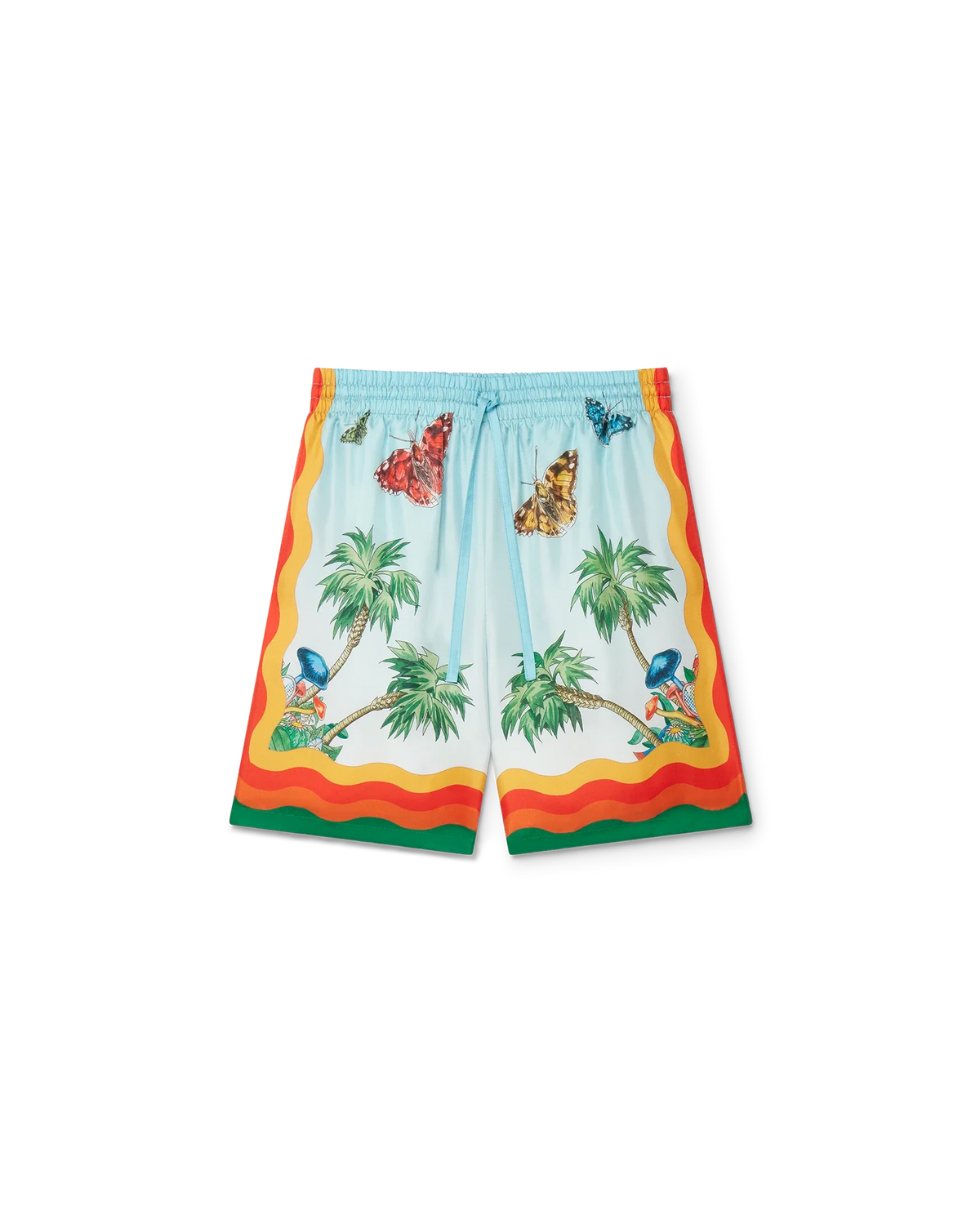 Flaming Tennis Club Icon Silk Shorts