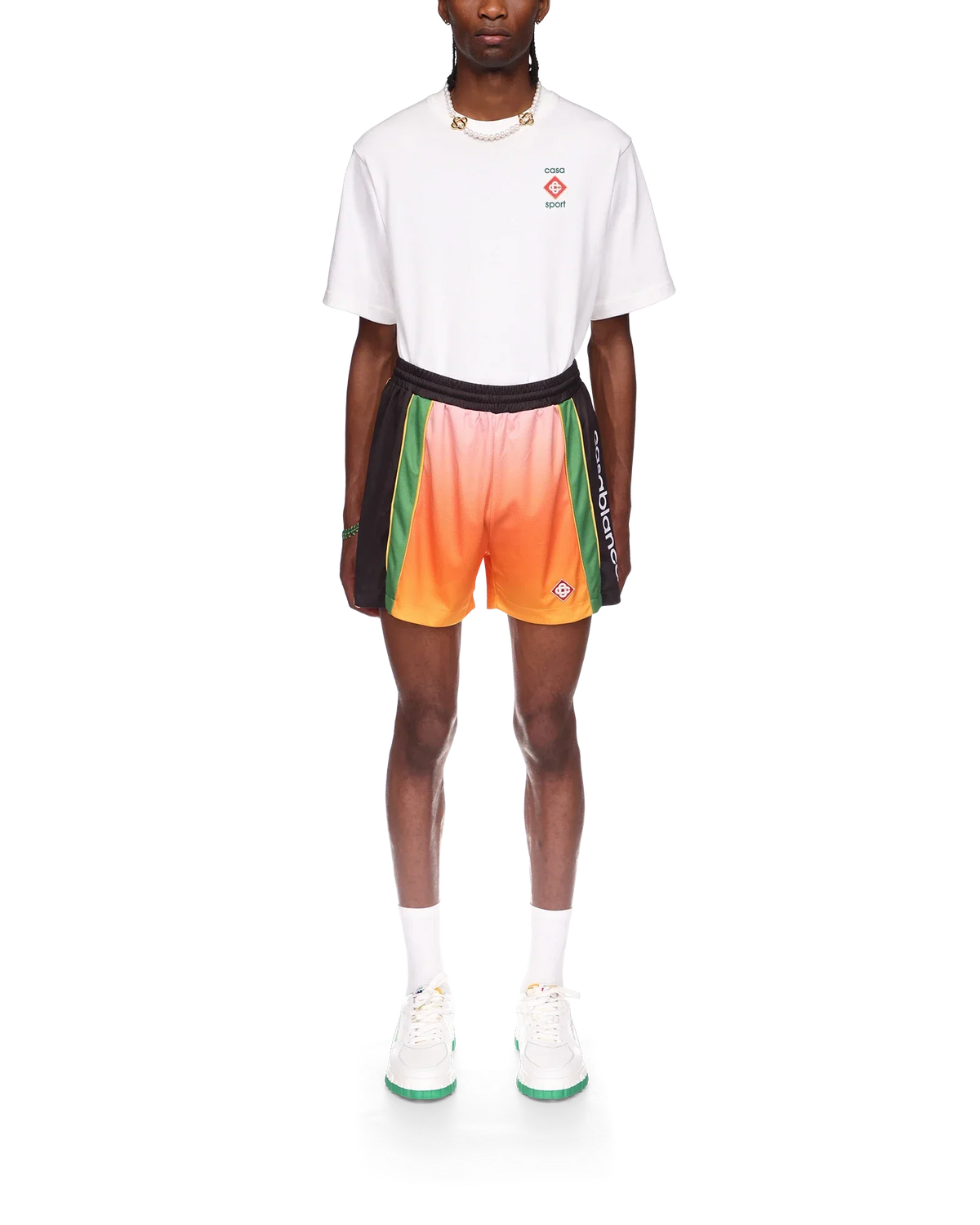 Gradient Football Shorts