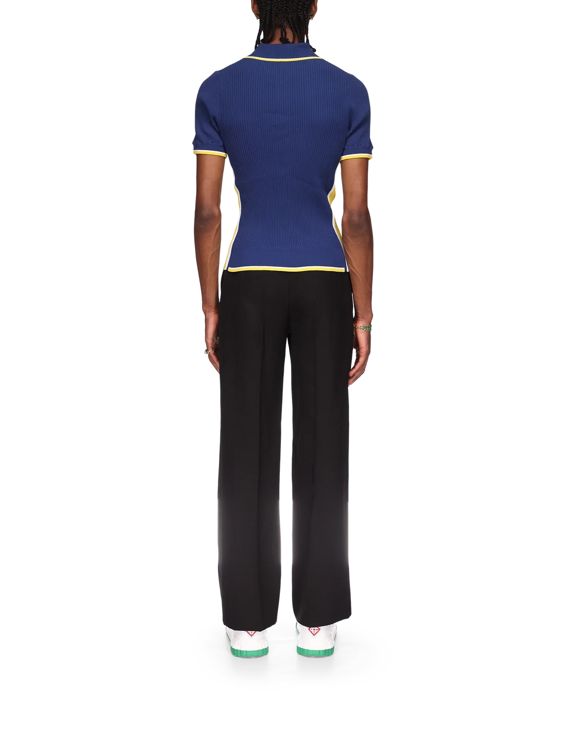 Rib Polo Shirt