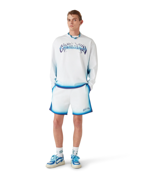 Blue Fade Long Sleeve T-Shirt