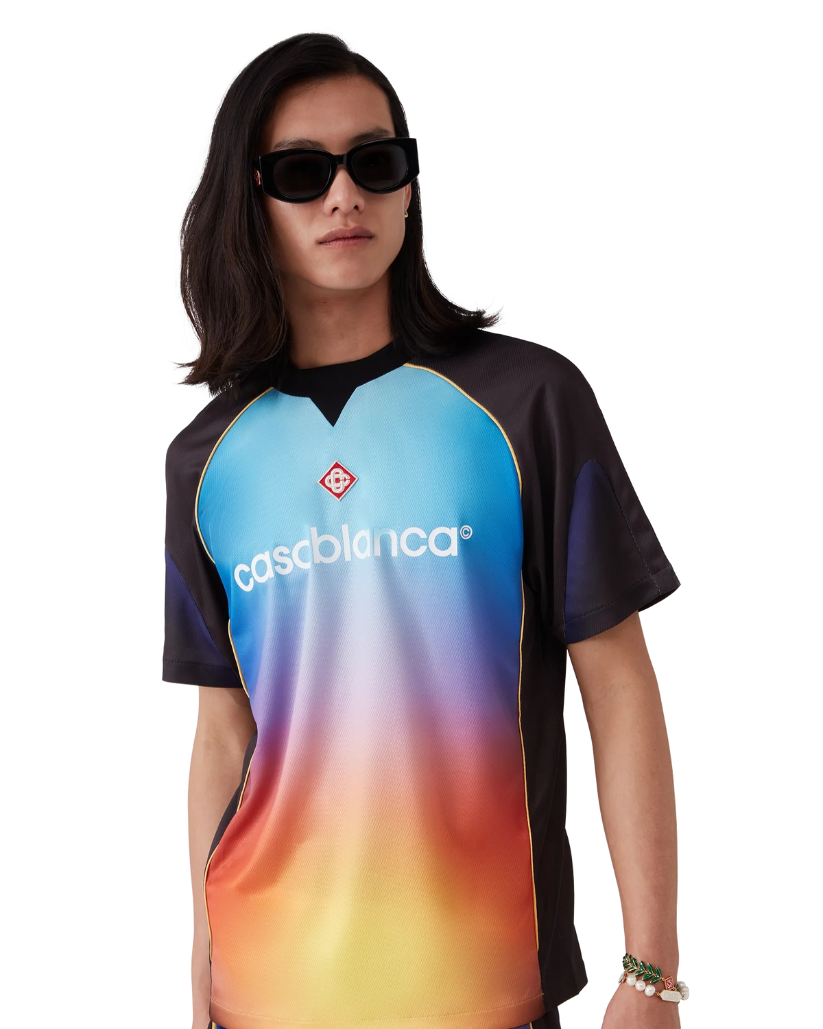 Gradient Short Sleeve Football Shirt