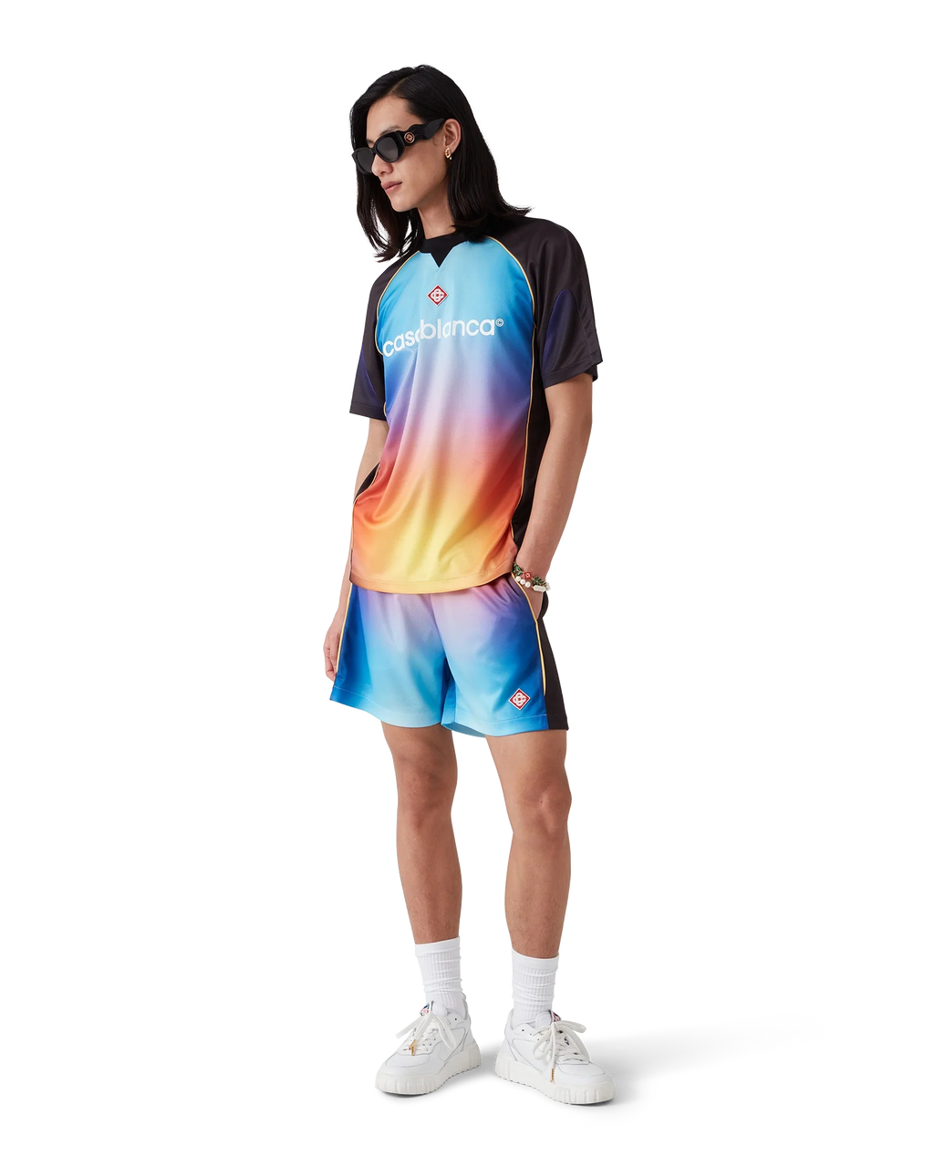 Gradient Football Shorts