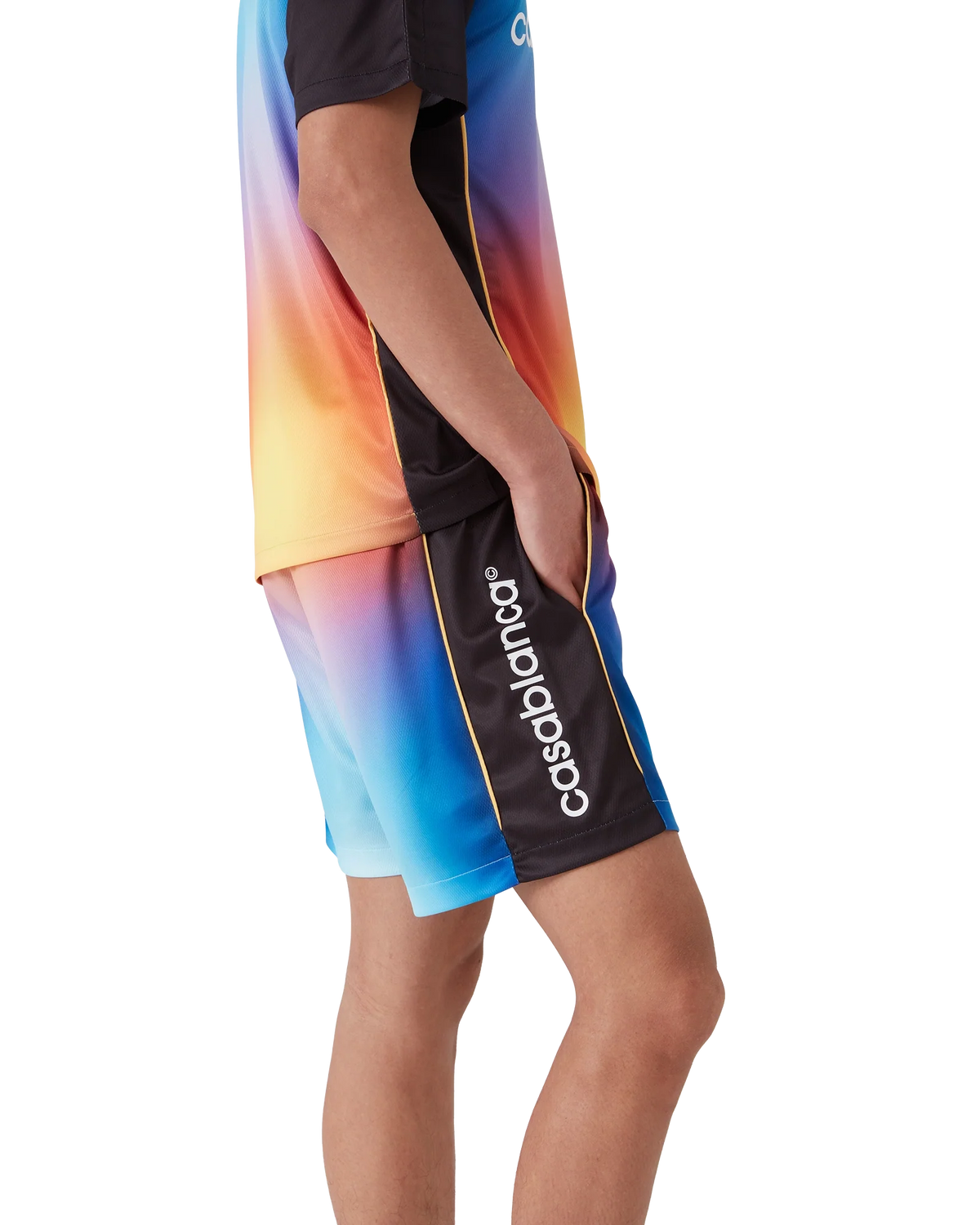 Gradient Football Shorts
