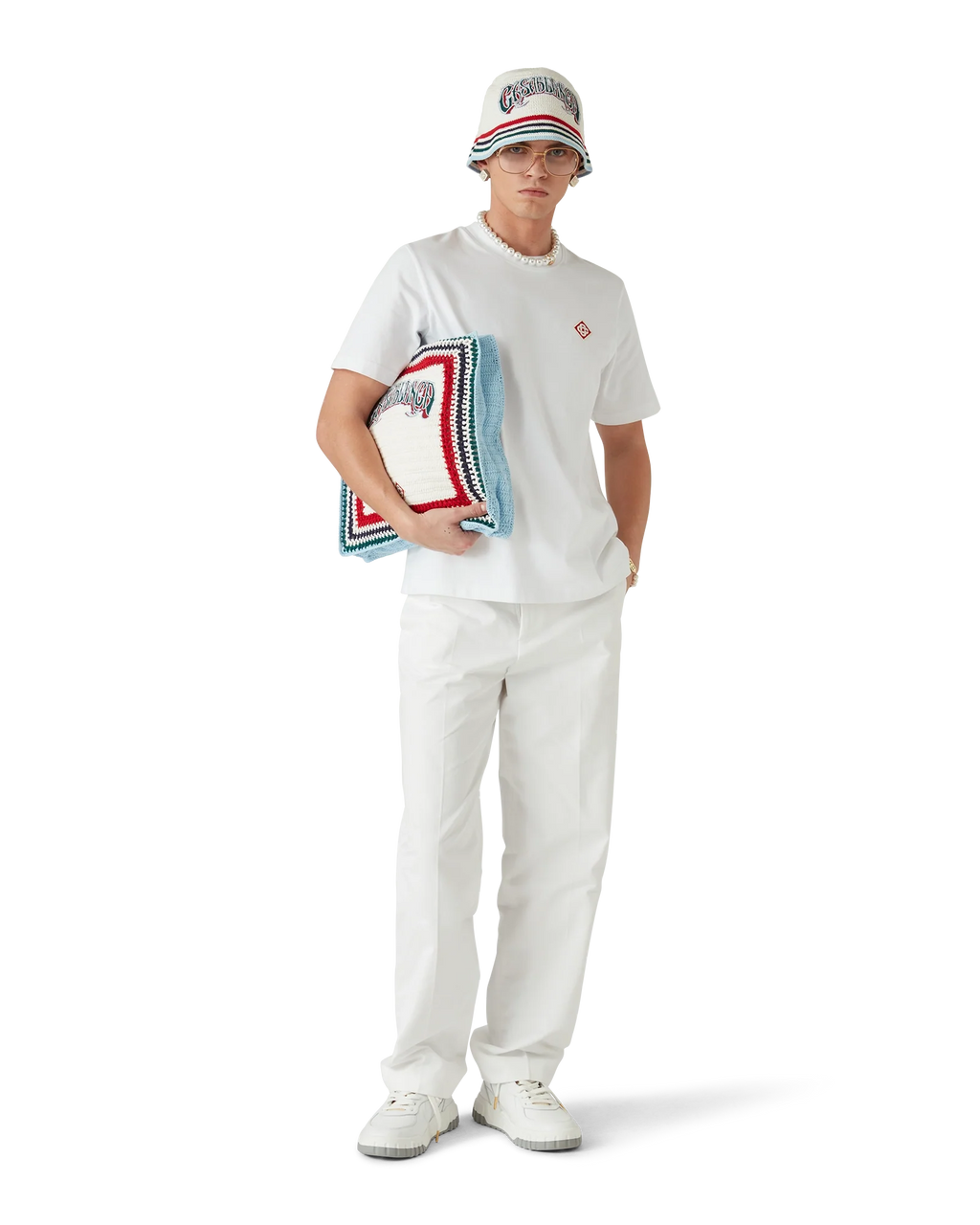 White Diamond Logo Short Sleeve T-Shirt