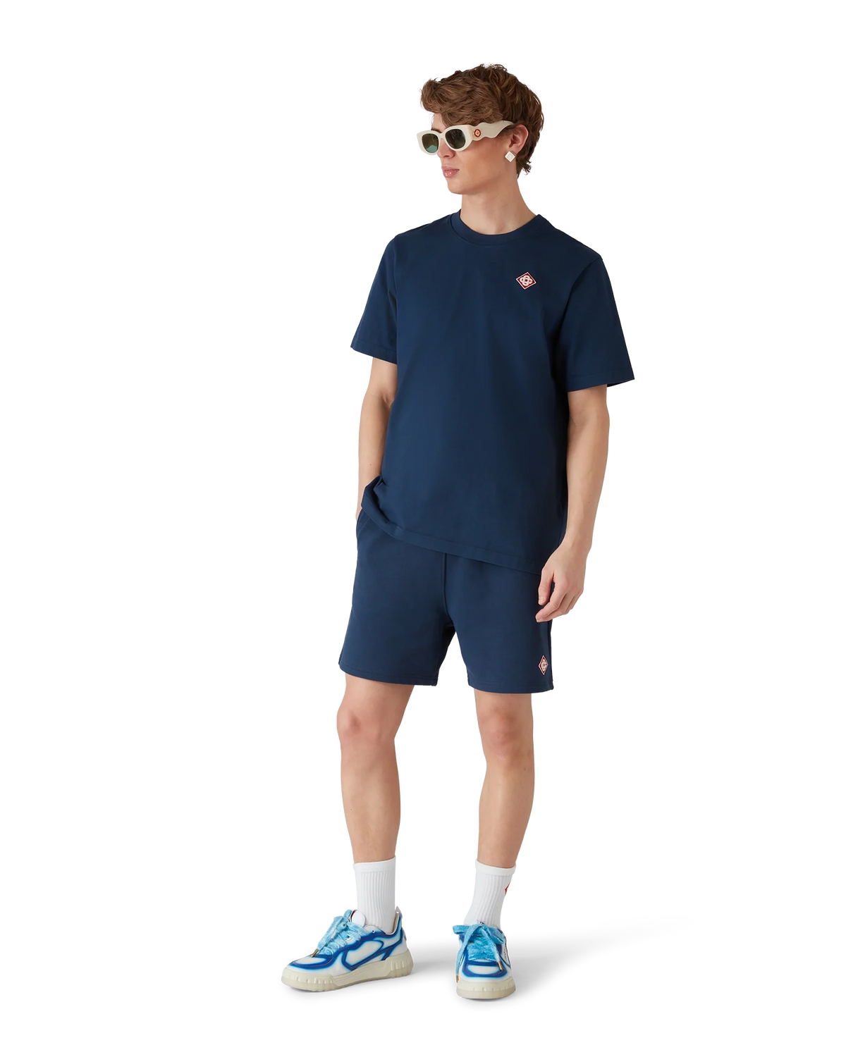 Navy Diamond Logo Short Sleeve T-Shirt
