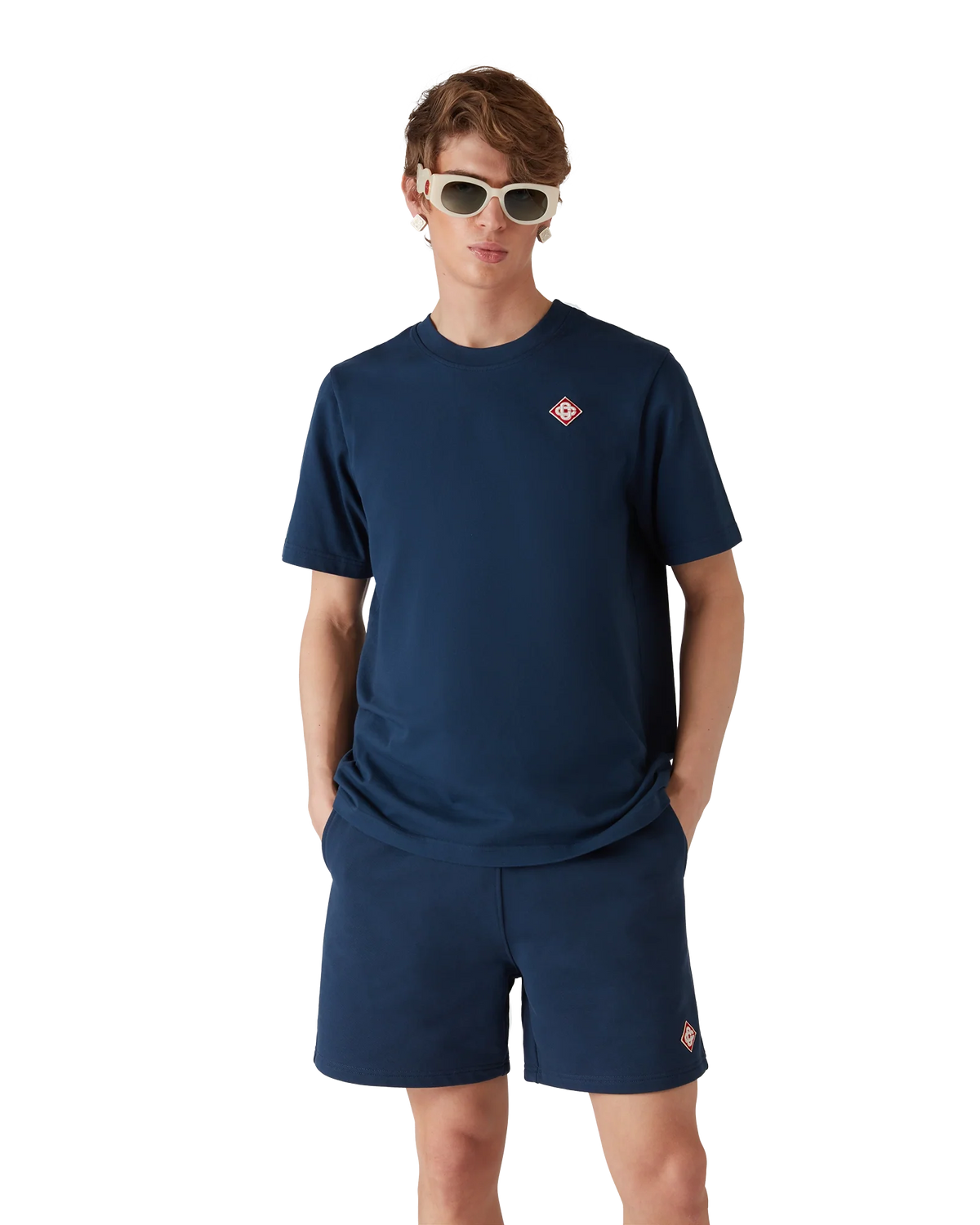 Navy Diamond Logo Short Sleeve T-Shirt