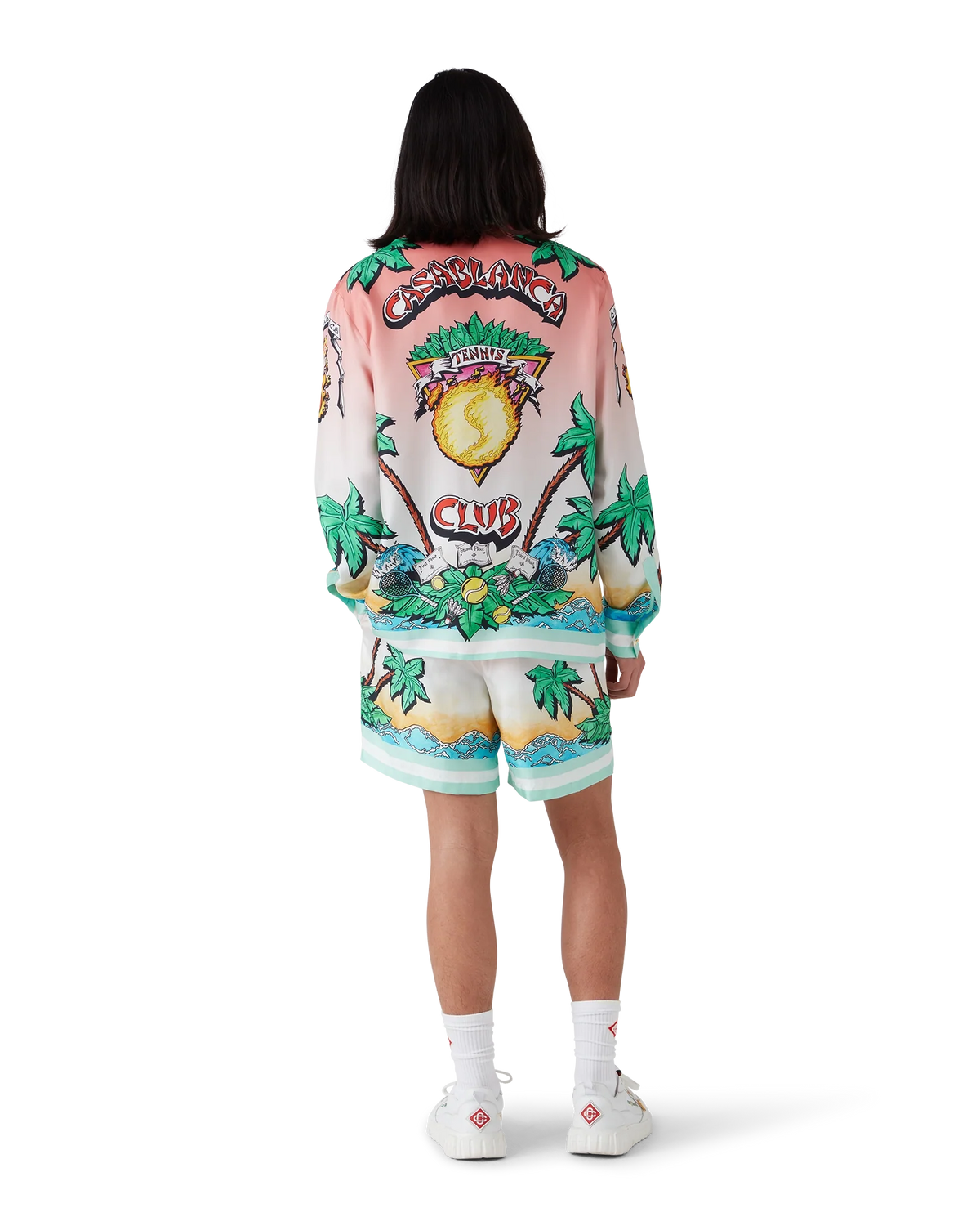 Tennis Club Silk Shorts