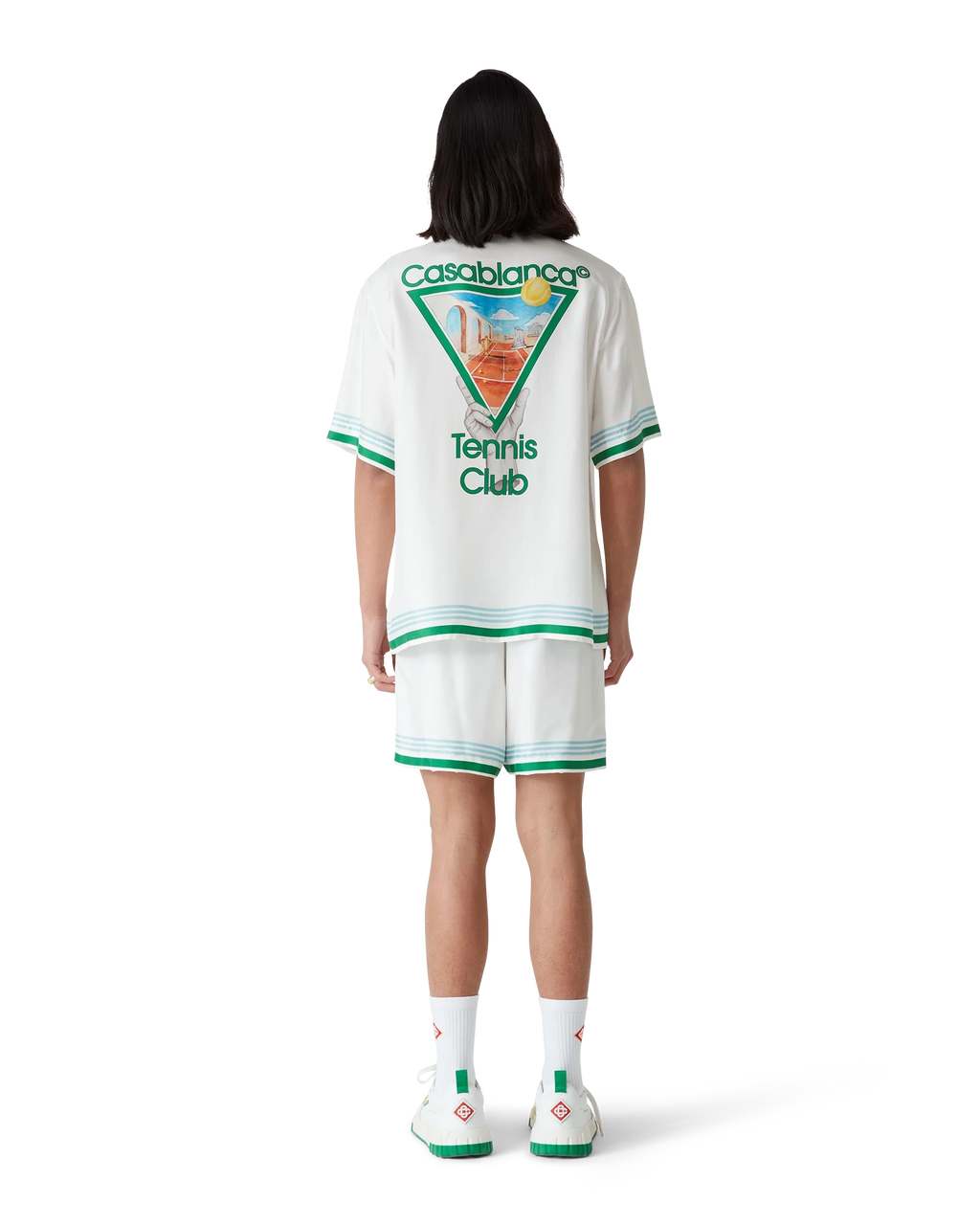 Metaphysical Tennis Icon Silk Shorts