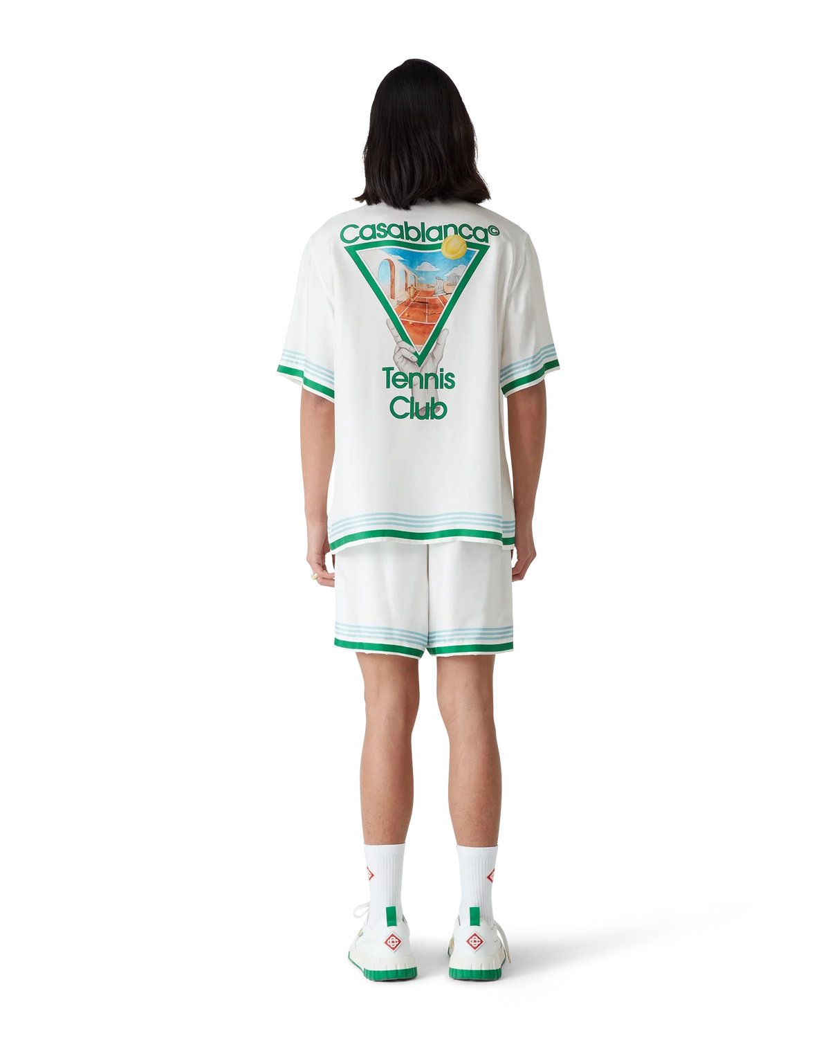 Metaphysical Tennis Icon Silk Shorts