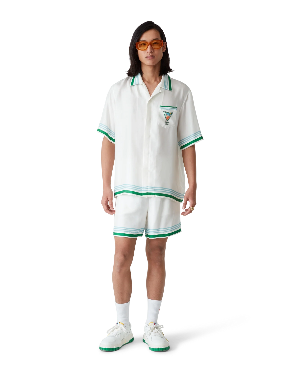 Metaphysical Tennis Icon Silk Shorts