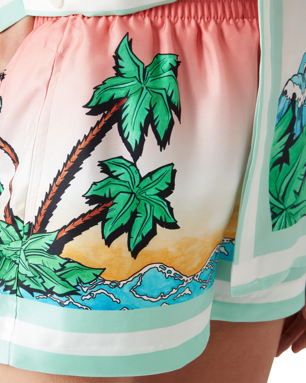 Tennis Club Silk Shorts